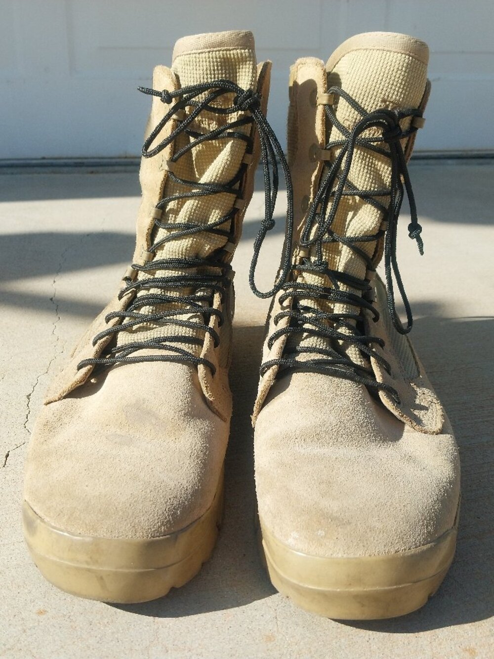 Garmont Tactical T8 Bifida Military Combat Boots Sand Tan US Size 12 Wide